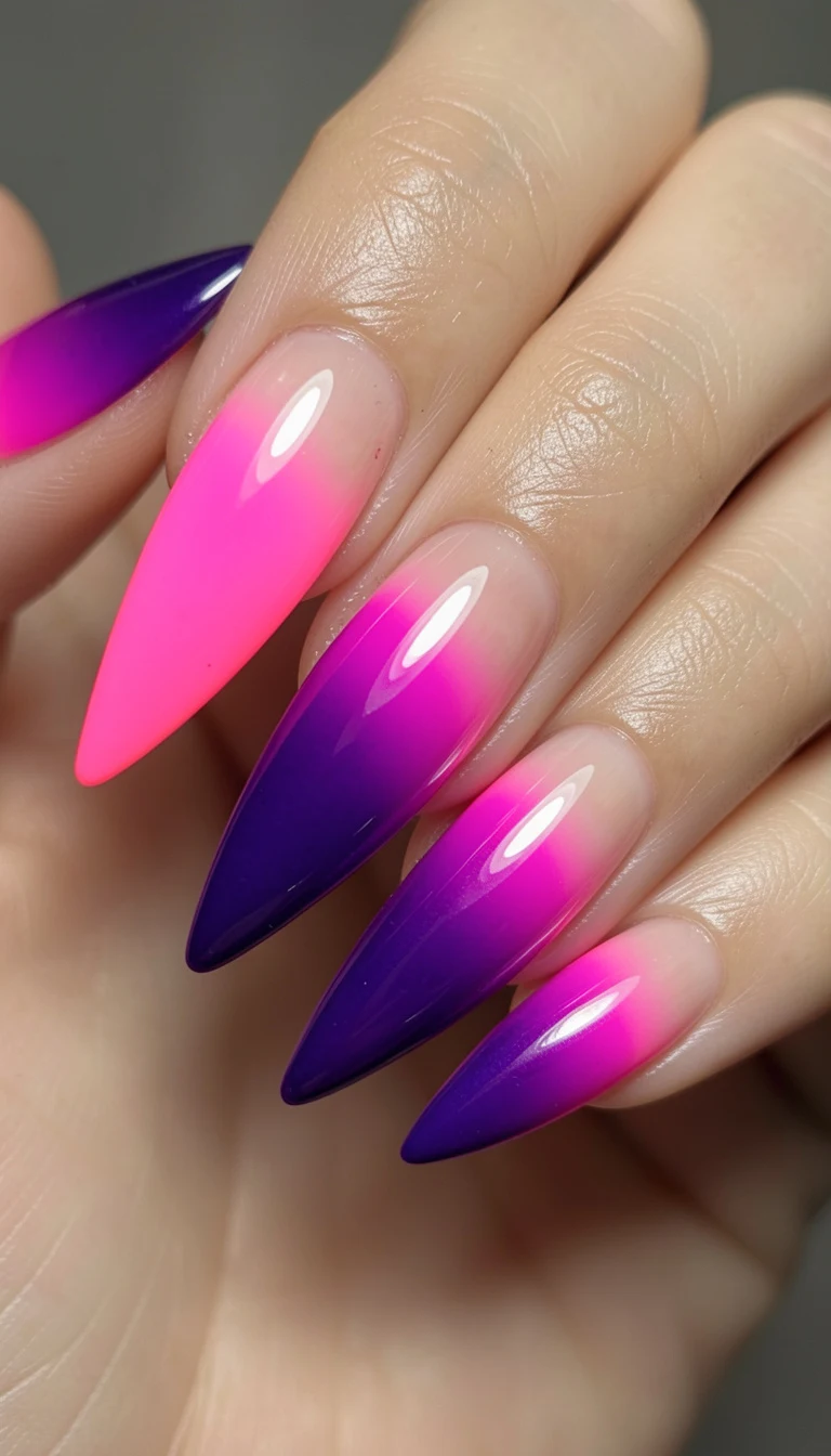 Ombre Fade Nails