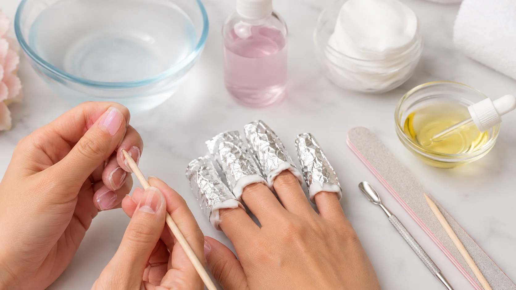 How to Remove Polygel Nails Safely at Home