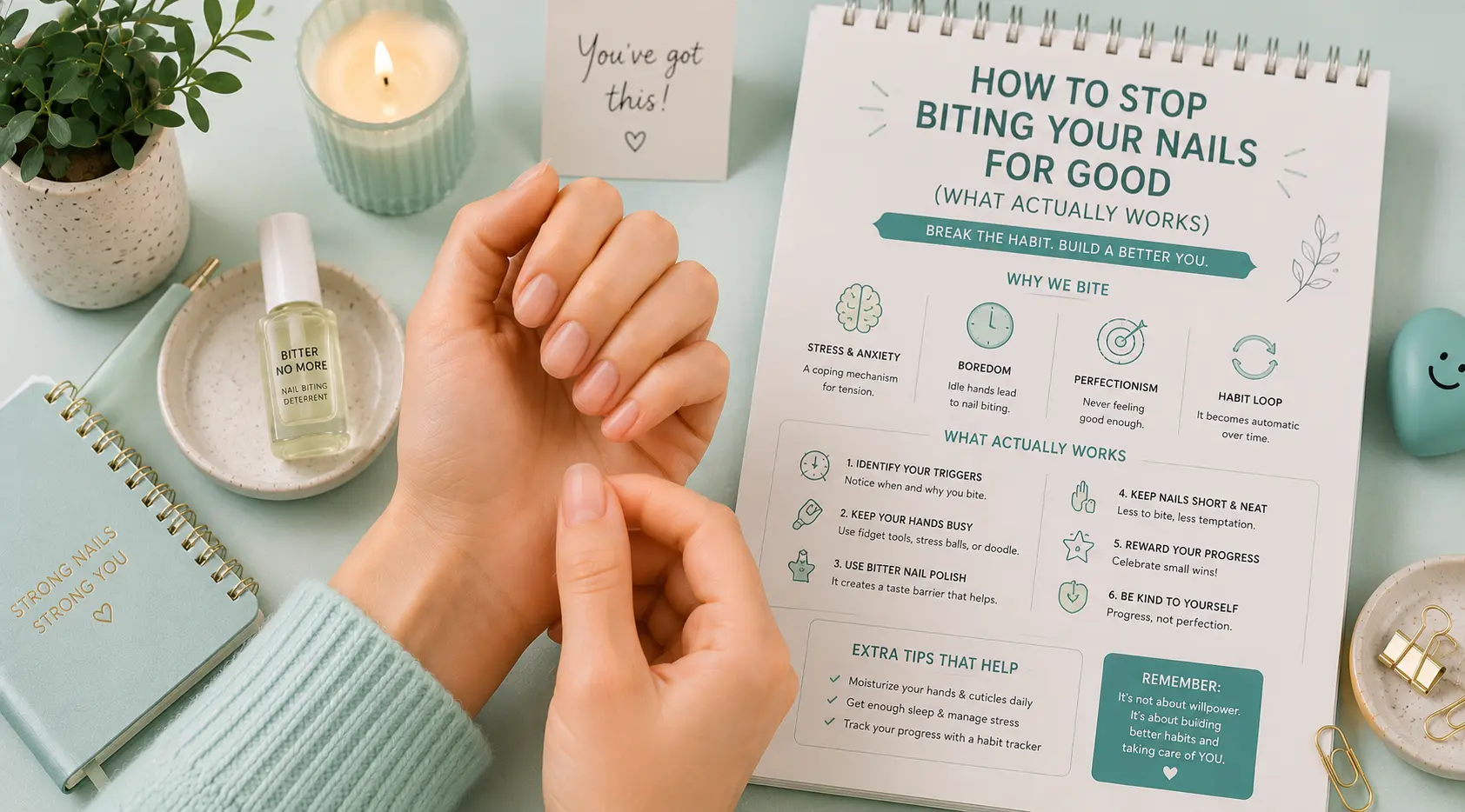 How to Stop Biting Your Nails for Good