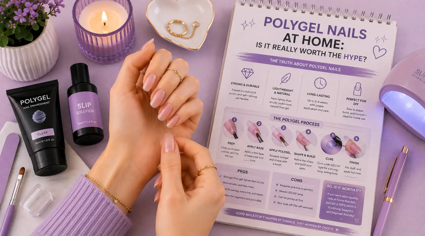 Polygel Nails at Home Is It Really Worth the Hype