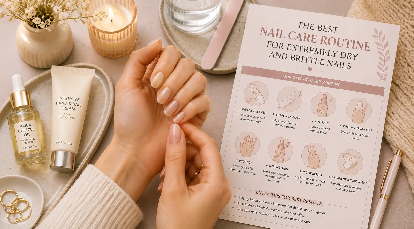 The Best Nail Care Routine for Extremely Dry and Brittle Nails